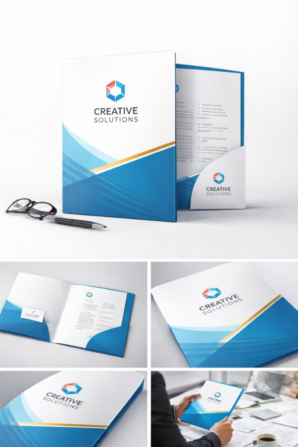 Impresión de Carpetas Corporativas – Pack 100 Unidades